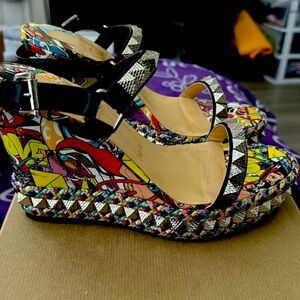 Christian Louboutin wedges size 39